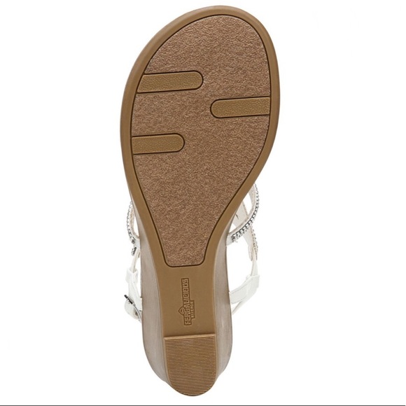 Jewel & Bead Embellished Wedge Sandal - Picture 3 of 5